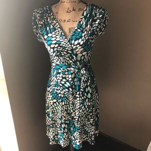 BCX faux wrap dress